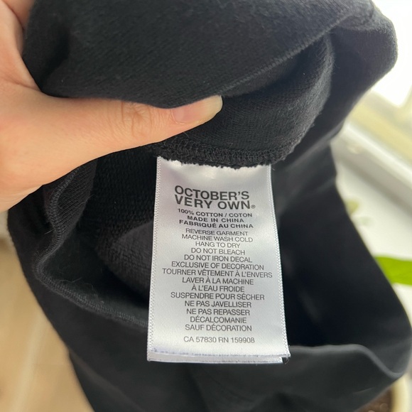 OVO (October’s very own) black crew neck - size XS Women’s 🥷 - Picture 3 of 4